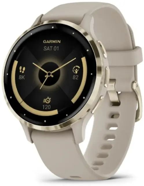 PAMETNI SAT GARMIN VENU 3S FRENCH GRAY SOFT GOLD