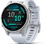 PAMETNI OUTDOOR SAT GARMIN FENIX 8 43MM AMOLED SILVER, WHITESTONE REMEN