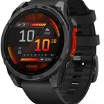 PAMETNI OUTDOOR SAT GARMIN FENIX 8 47 MM AMOLED SLATE GRAY, BLACK REMEN