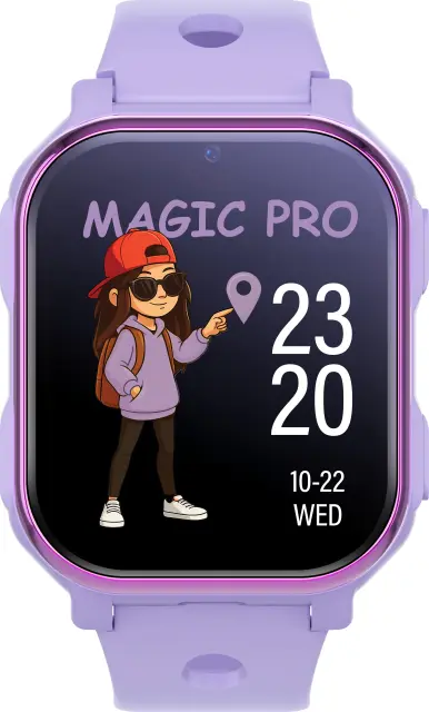DJEČJI PAMETNI SAT VIVAX MAGIC PRO 4G, LJUBIČASTI