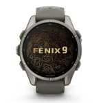 PAMETNI SAT GARMIN FENIX 9 43 MM AMOLED TITANIUM PEBBLE GRAY