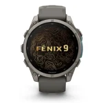 PAMETNI SAT GARMIN FENIX 9 47 MM AMOLED TITANIUM PEBBLE GRAY