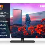 PHILIPS 65OLED811/12 2026, 165,1 CM (65″), OLED, UHD 4K 165 HZ, SMART TV, TITAN OS, AMBILIGHT
